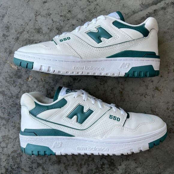 New Balance Shoes - New Balance 550 White Green Sneakers Women’s 9 / Men’s 7.5 BBW550BI